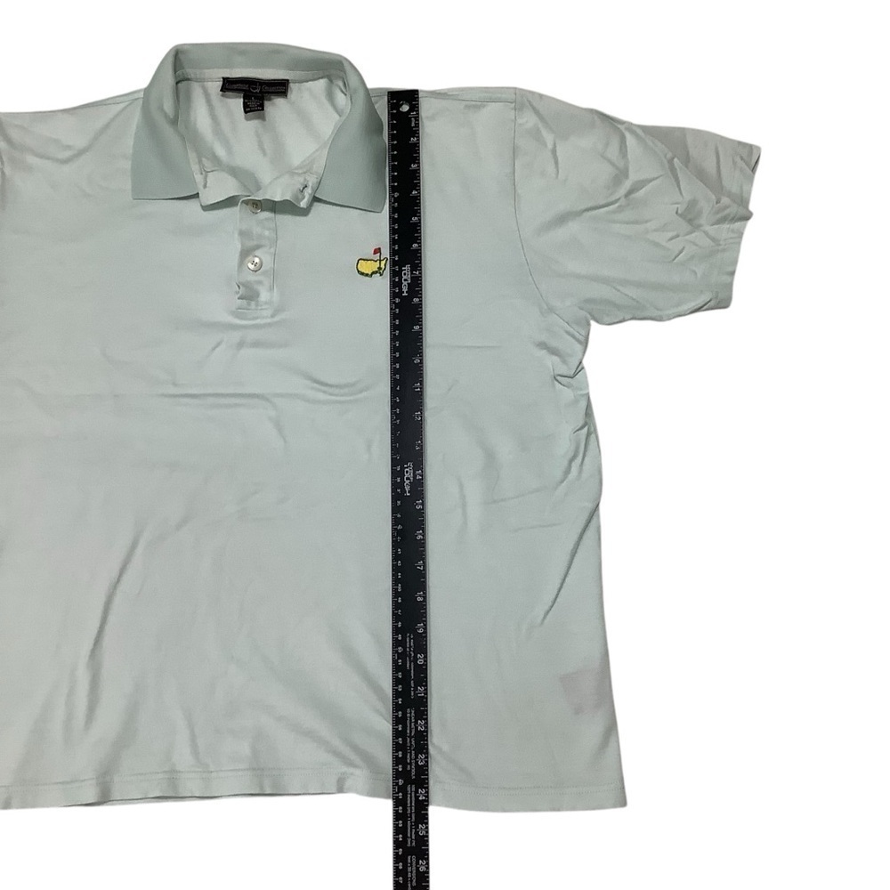 Master Clubhouse Collection Cotton Polo Sz Large Light Blue - Picture 5 of 7